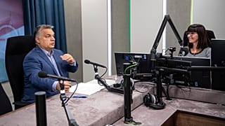 Orbán Viktor interjút ad Nagy Katalin műsorvezetőnek a Kossuth Rádióban