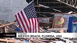 Search and rescue teams pick through the aftermath of Hurricane Michael