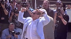 Schwarzenegger: "Pisei a linha várias vezes"