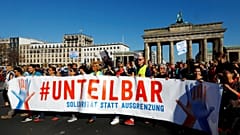 Unteilbar demostration against discrimination in Berlin