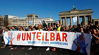 Unteilbar demostration against discrimination in Berlin