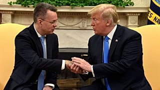 Trump welcomes Pastor Brunson
