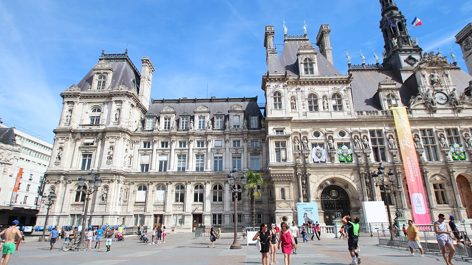 Paris town hall.