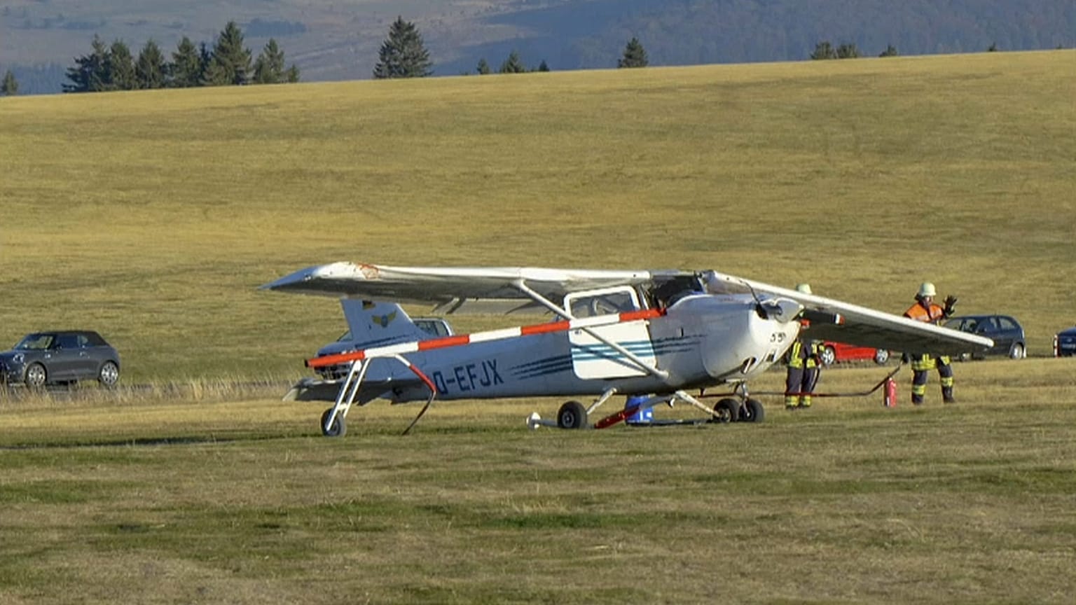 The aircraft came down at Wasserkuppe airfield