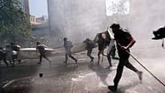 Los mapuches llenan de reivindicaciones políticas Santiago de Chile