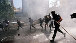 Los mapuches llenan de reivindicaciones políticas Santiago de Chile