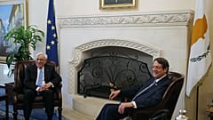 Οι ΠτΔ Ελλάδας - Κύπρου, Παυλόπουλος και Αναστασιάδης στη Λευκωσία (αρχείο)