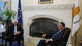 Οι ΠτΔ Ελλάδας - Κύπρου, Παυλόπουλος και Αναστασιάδης στη Λευκωσία (αρχείο)