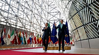 EC President Donald Tusk welcomes Ireland's PM Leo Varadkar