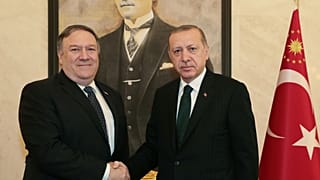 Cumhurbaşkanı Erdoğan, ABD Dışişleri Bakanı Mike Pompeo'yu kabul etti. 
