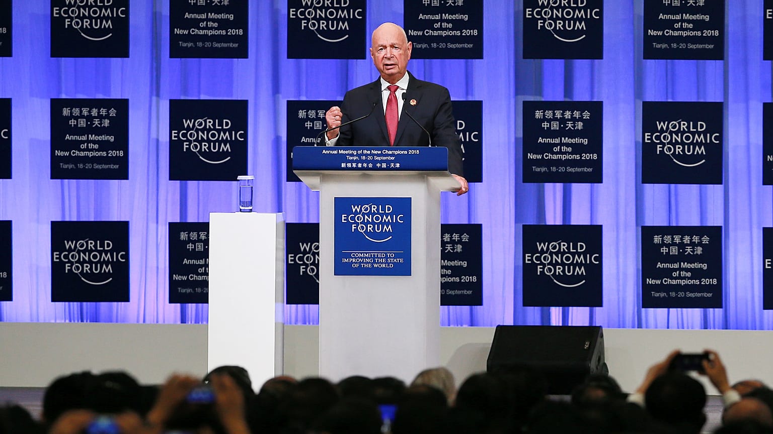 Klaus Schwab, founder and executive chairman of the World Economic Forum.