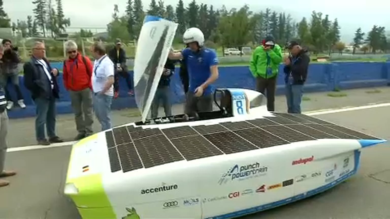 Solarautorennen "Carrera Solar Atacama" in Chile