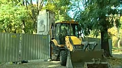 Szovjet emlékművet bontottak le Varsóban