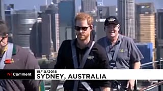 Harry, scalata solitaria sul ponte di Sydney