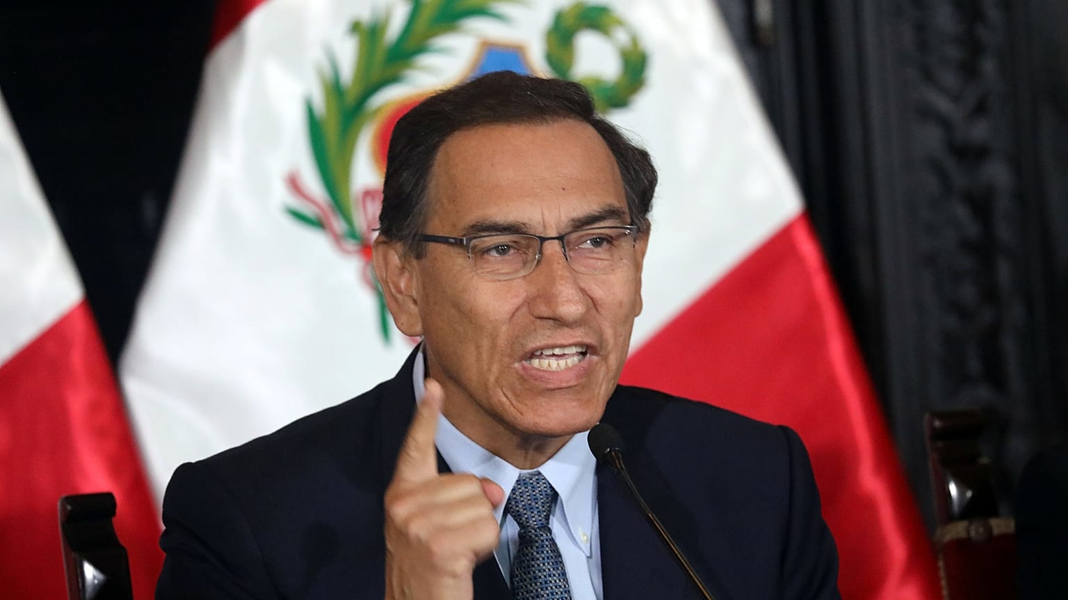 El presidente de Perú, Martín Vizcarra.