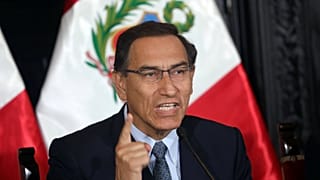 El presidente de Perú, Martín Vizcarra.