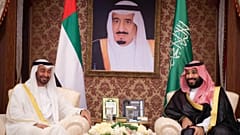 ملاقات محمد بن زاید آل نهیان، ولیعهد ابوظبی با محمد بن سلمان در عربستان