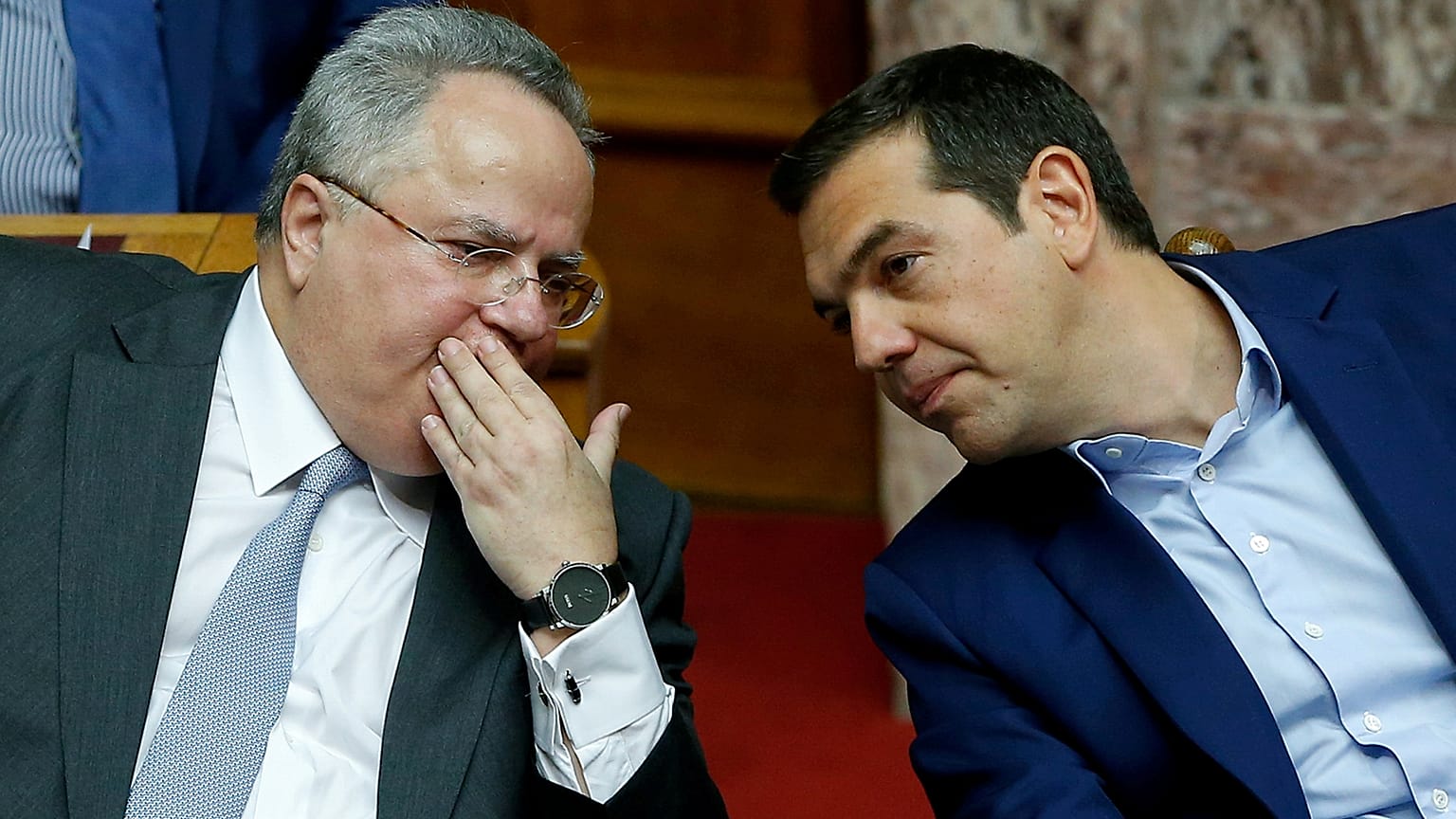 Παράδοση- παραλαβή στο υπουργείο Εξωτερικών