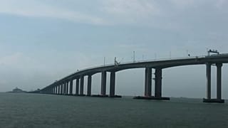 Watch: World's longest cross-sea bridge opens on Tuesday