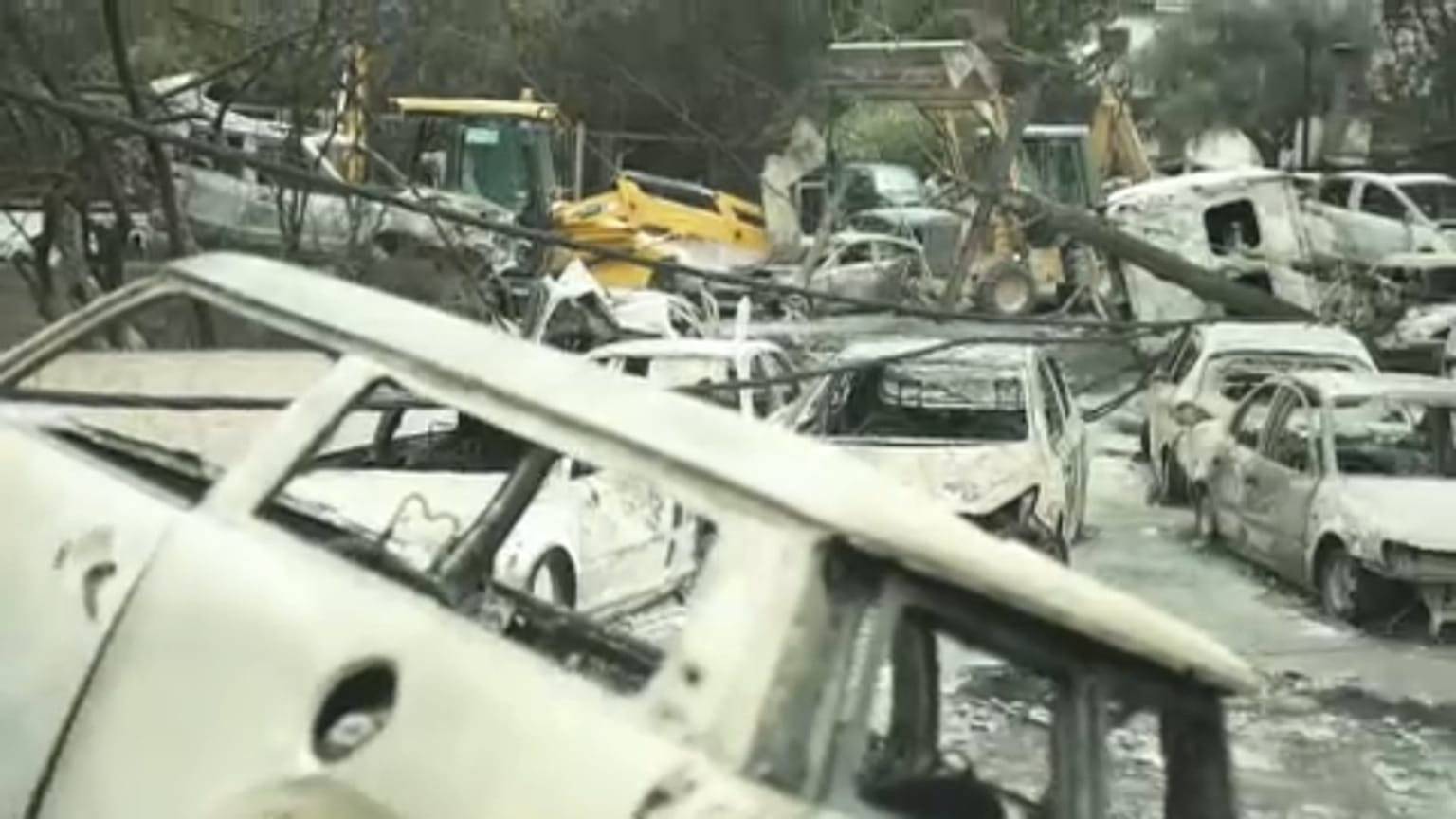 Mati, una localidad devorada por las llamas