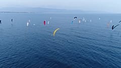 Campeonato de kitefoil en Cerdeña