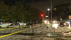 Una violenta tormenta azota Roma
