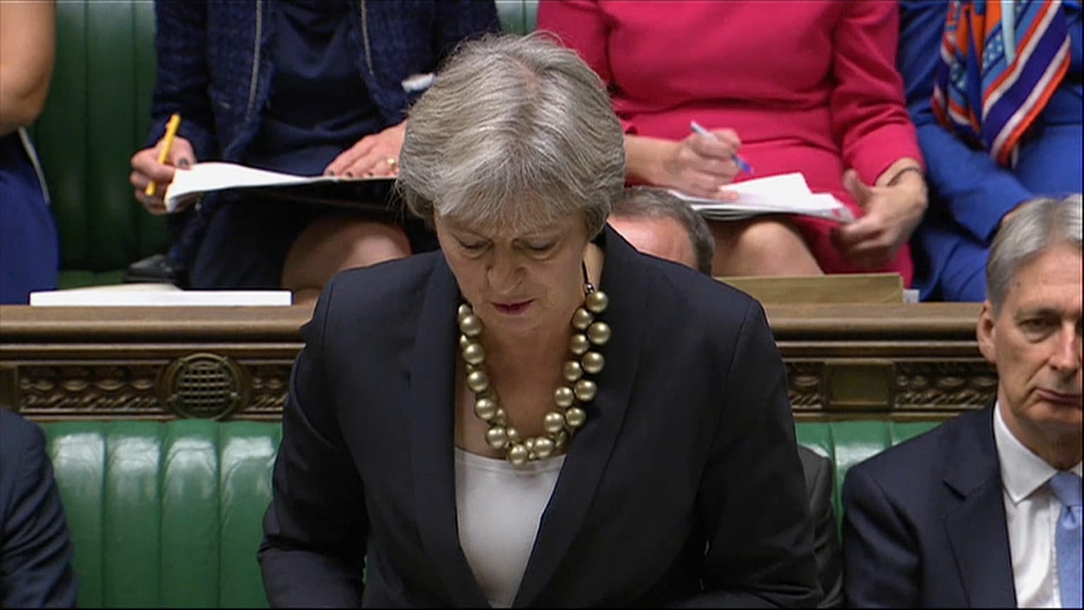 Theresa May: "95% do Brexit está concluído"