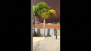 Powerful tornado sweeps and swirls through Cyprus