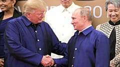 Vladimir Putin & Donald Trump at APEC Summit in Da Nang, Vietnam,
