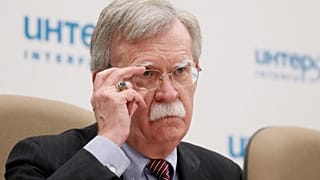 Джон Болтон на пресс-конференции в Москве