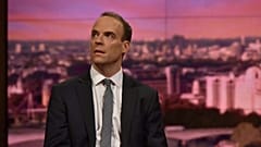 Michel Barnier y Dominic Raab se reúnen en Bruselas
