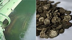 Danubio, secca da record: dal fiume riemergono un ponte e monete d'oro
