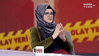 A still image taken from a video shows Hatice Cengiz