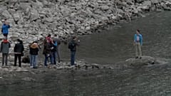 Niedrige Donau gibt Schätze frei
