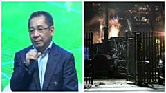 مالك نادي ليستر سيتي وابنته كانا ضمن خمسة أشخاص على متن الطائرة الهليكوبتر التي تحطمت 