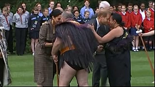 Harry és Meghan maori fogadást kapott