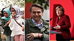 Bolsonaro supporters, Leicester City fans mourn and a Lion Air desk