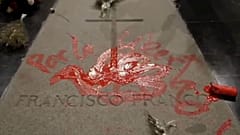 La tombe du dictateur Franco vandalisée par un artiste