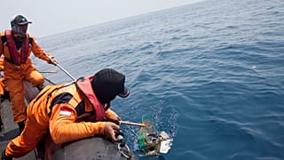 Endonezya'da düşen yolcu uçağının karakutusuna ulaşıldı
