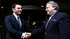 O αν. υπ.Εξωτερικών Γ.Κατρούγκαλος με τον αν.πρωθυπουργό της ΠΓΔΜ Μπ.Οσμάνι