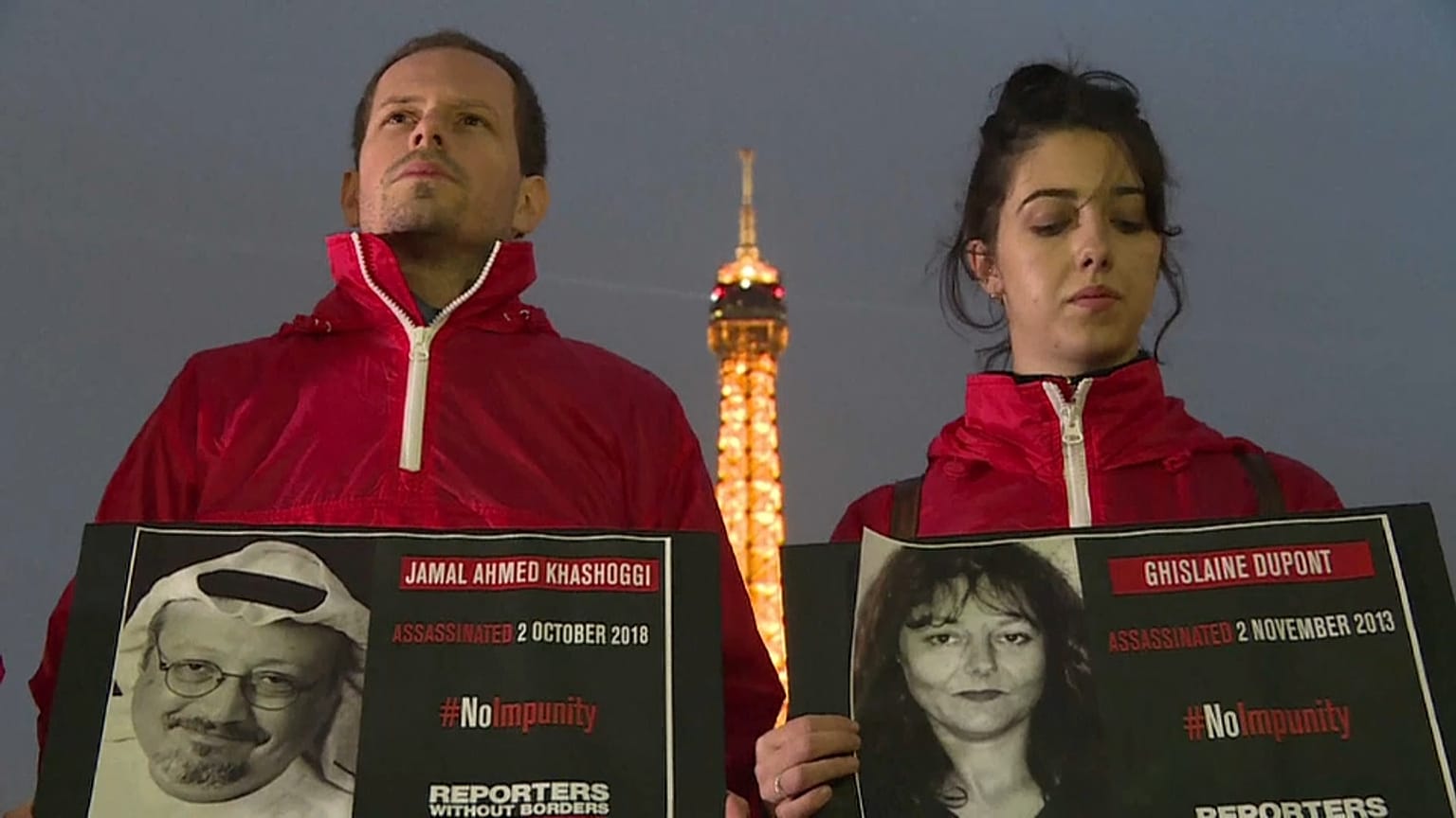 Ghislaine Dupont, Claude Verlon, Jamal Khashoggi : non à l'impunité 