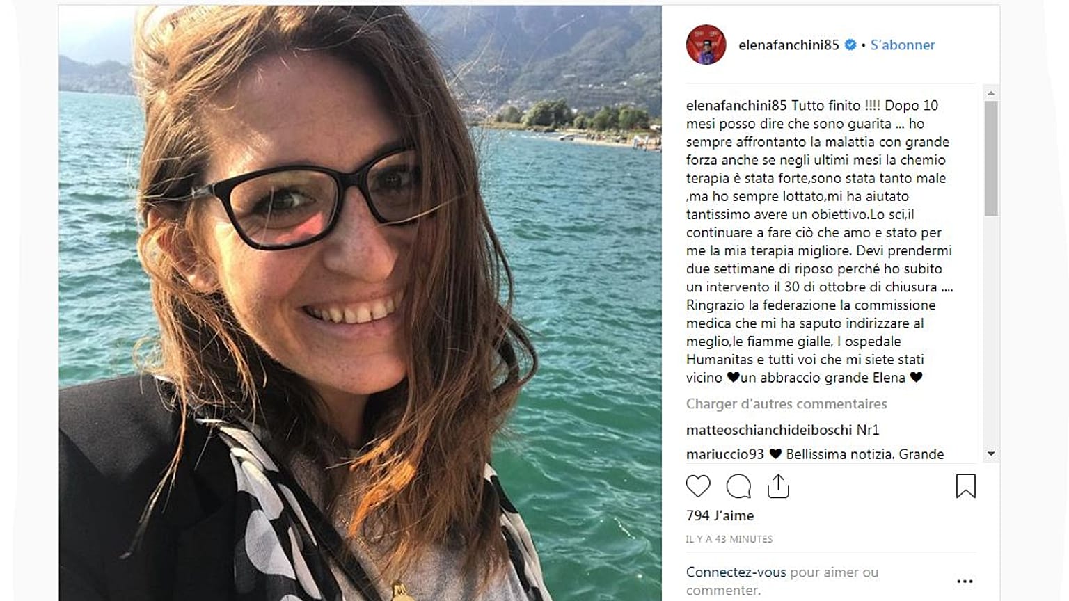 Elena Fanchini è guarita e torna allo sci