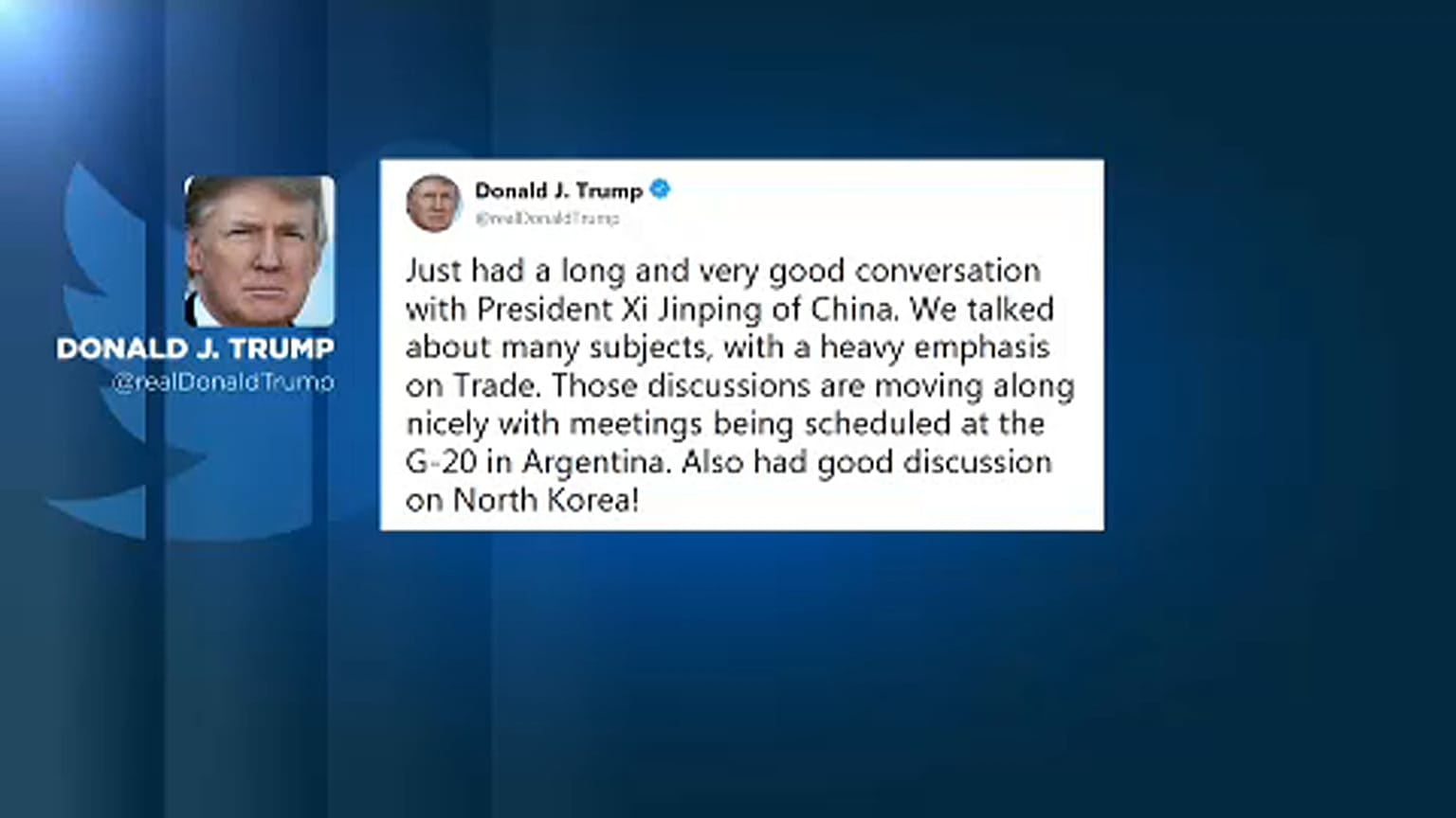 Disgelo commerciale Usa-Cina prima del G20 in  Argentina