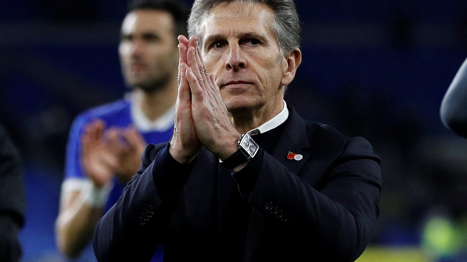 Claude Puel, allenatore del Leicester.