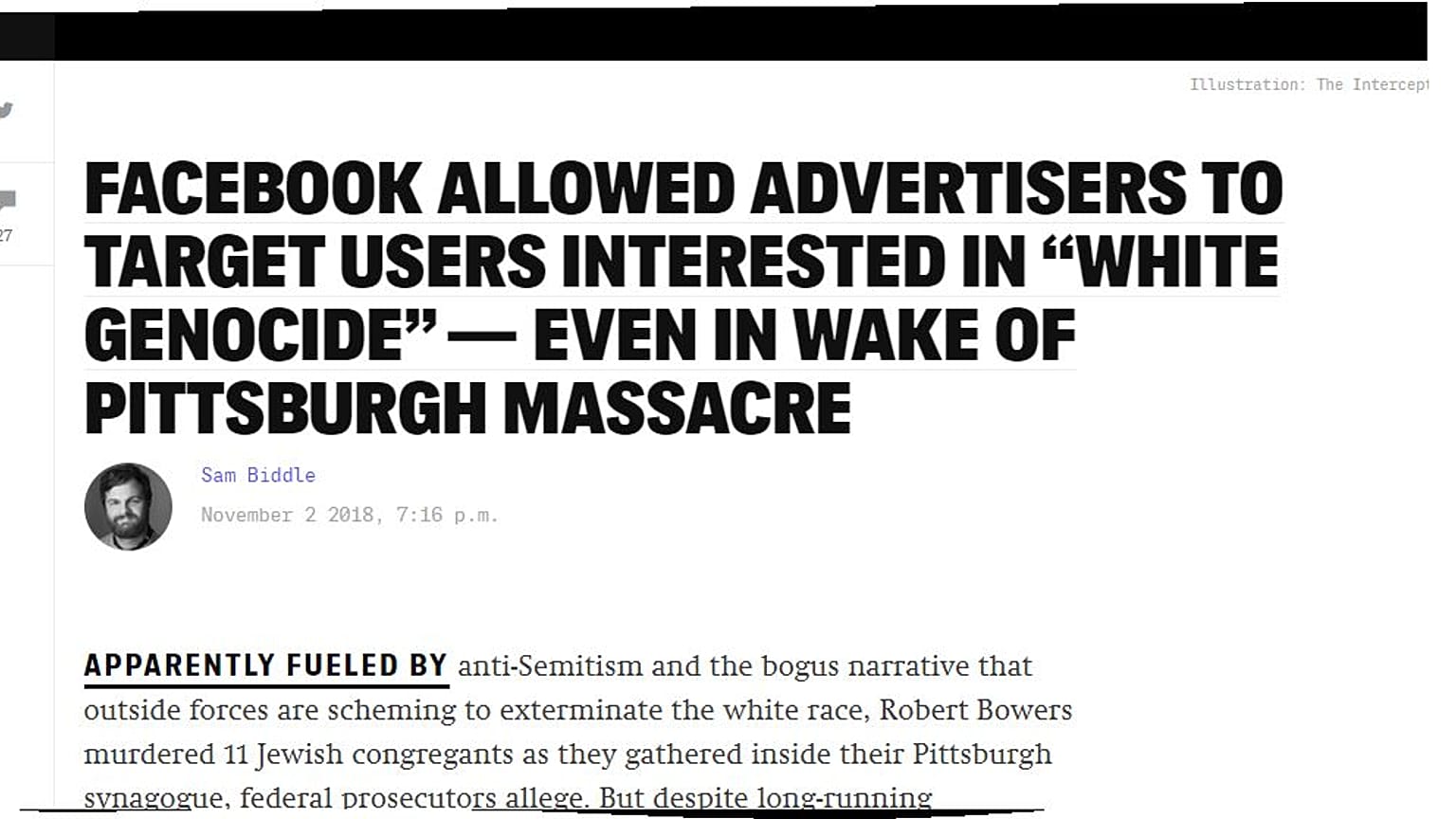 Le scuse di Facebook per le inserzioni "suprematiste"
