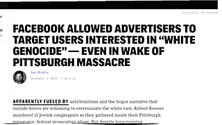 Le scuse di Facebook per le inserzioni "suprematiste"