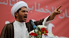 شیخ علی سلمان، رهبر گروه شیعه جمعیت وفاق ملی، مخالف حکومت بحرین