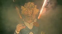 Brexit-Bonfire: Da geht Boris Johnson in Flammen auf