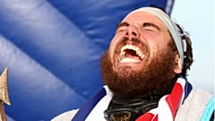 Adventurer becomes first person to swim around Britain