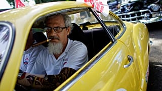 Гонки ретро-автомобилей в Гаване